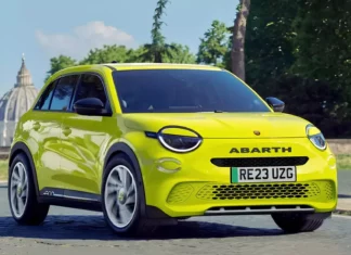 Cotado no Brasil, novo Fiat 600e vai virar Abarth de 200 cv Novo Fiat 600e Abarth / Foto Projeção