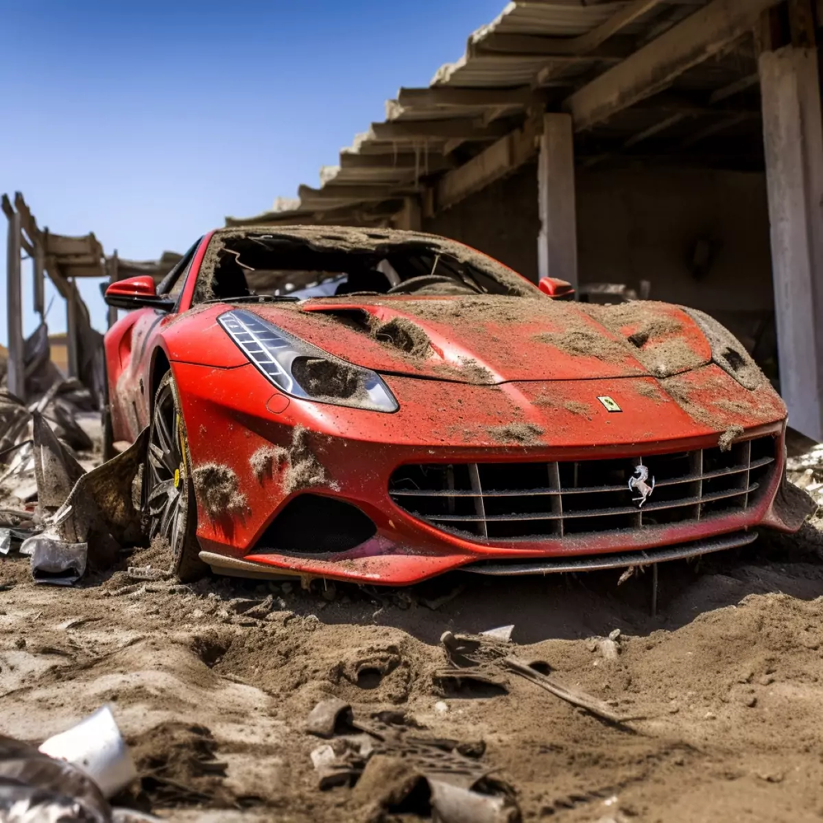 Carro de Luxo Abandonado em Dubai