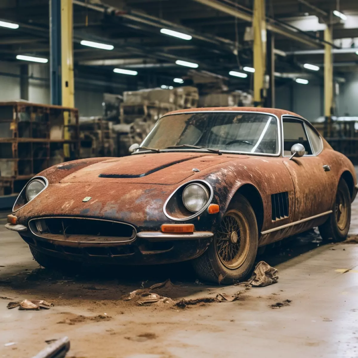 Carro de Luxo Abandonado em Dubai