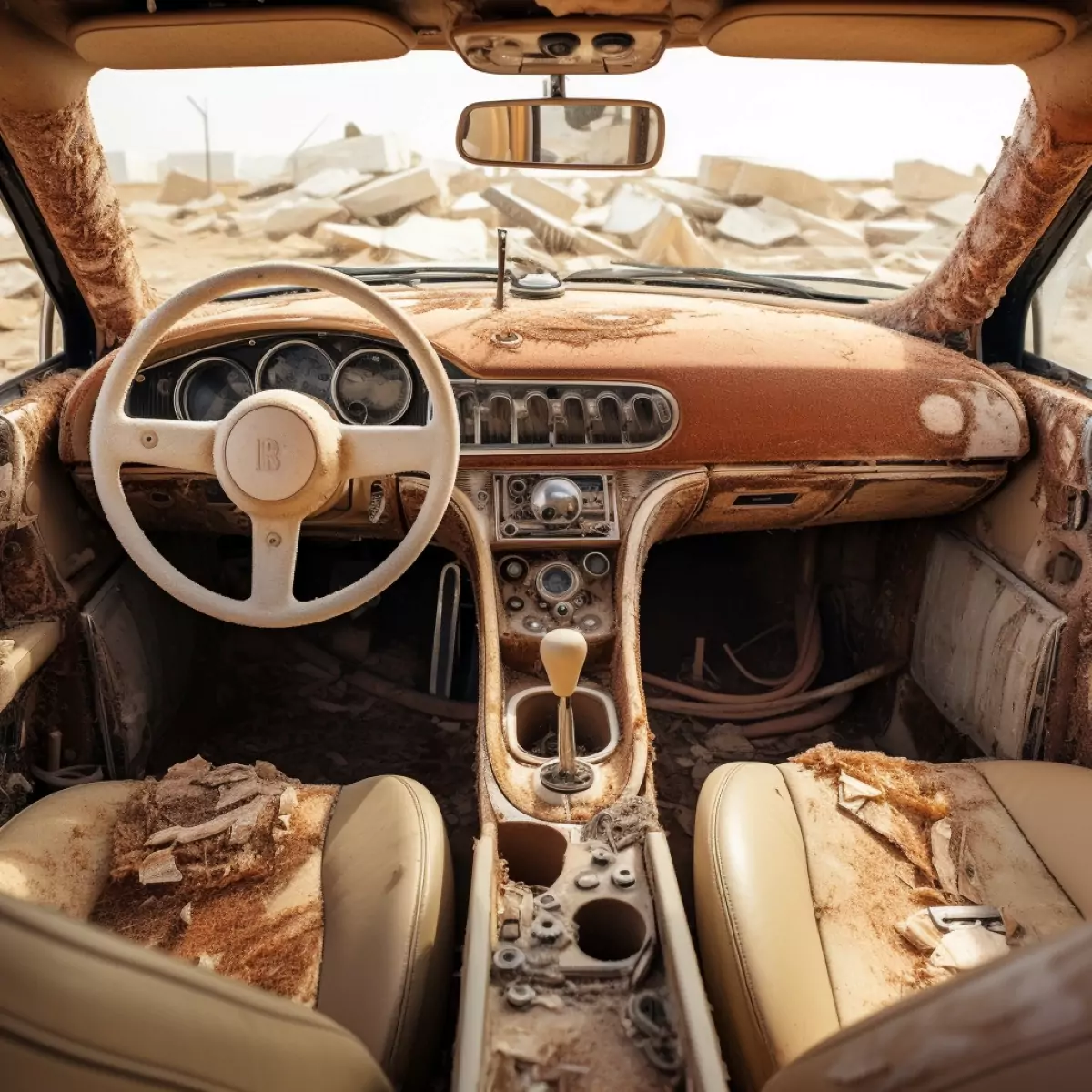 Carro de Luxo Abandonado em Dubai