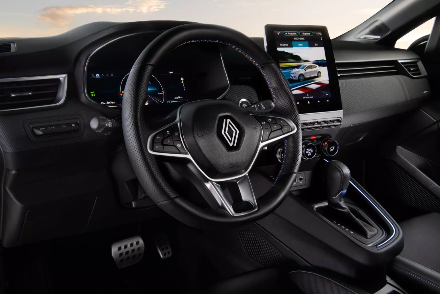 Interior do Clio / Captur