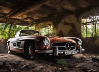 Mercedes 300SL Encontrado Abandonado em Cuba Hoje Vale Milhões Mercedes 300SL / Foto: Planet Cars