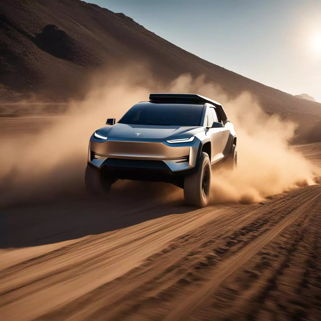 Tesla Cybertruck digital off-road / Foto: Planet Cars