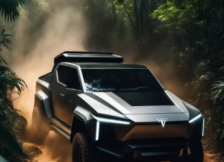 Tesla Cybertruck ganha versão digital off-road Tesla Cybertruck digital off-road / Foto: Planet Cars