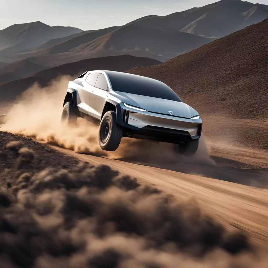Tesla Cybertruck digital off-road / Foto: Planet Cars
