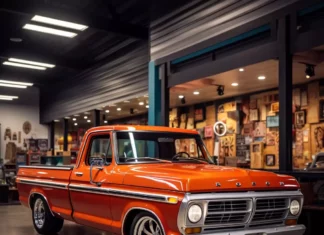 Ecos do Passado: A Elegância Atemporal das Ford F-100 dos Anos 70 Clássica Ford F-100 / Foto: Planet Cars