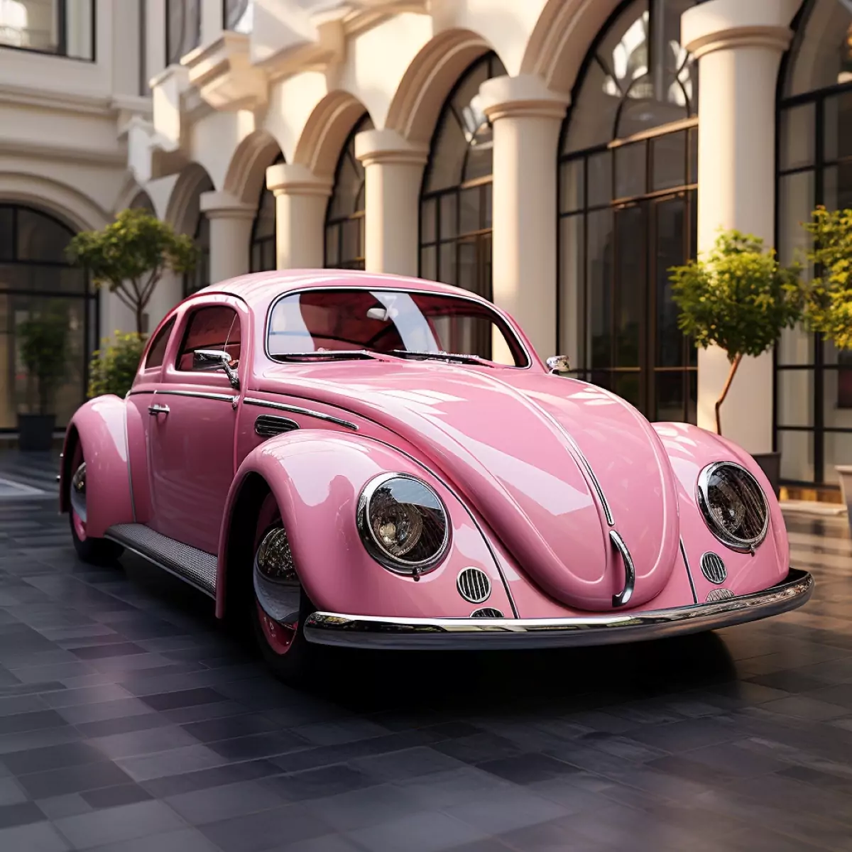 Rosa Luxuriante: VW Fusca Concept / Foto: Planet Cars