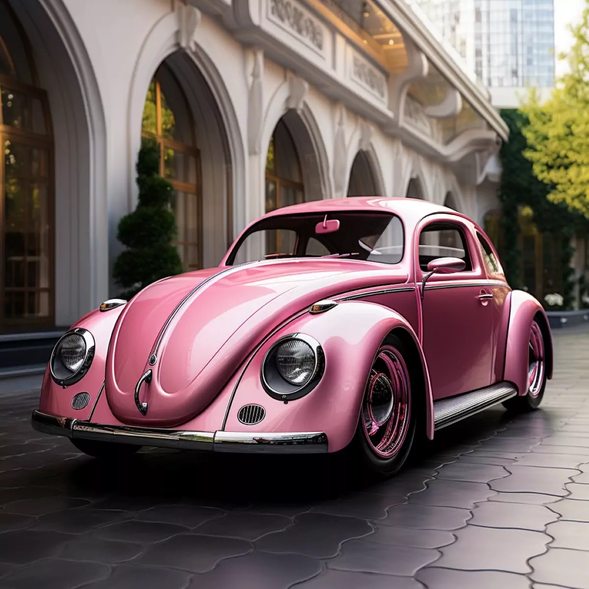 Rosa Luxuriante: VW Fusca Concept / Foto: Planet Cars