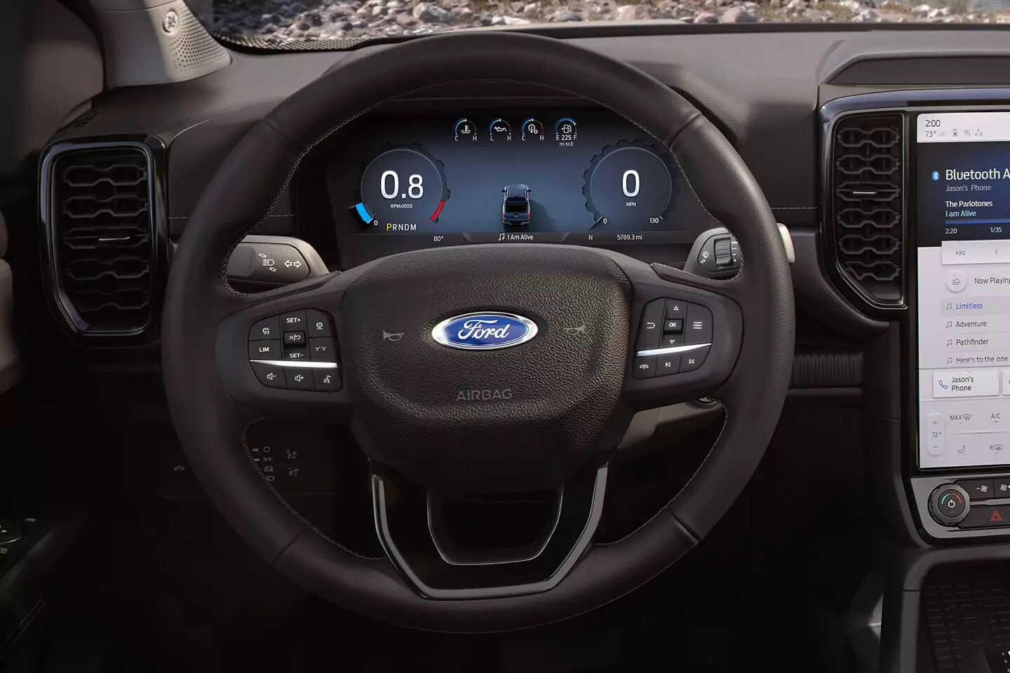 Interior Ford Ranger 2024 / Foto: Ford