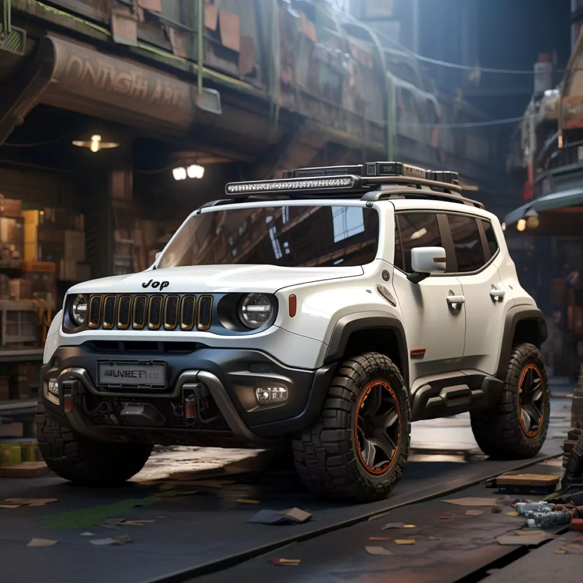 Jeep Renegade Off-Road Concept / Foto Projeção: Planet Cars