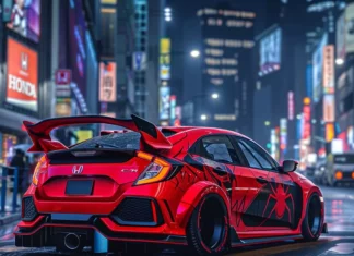 Civic Spider-Man: Um Redesign Épico do Clássico Sedan da Honda Foto: Planet Cars