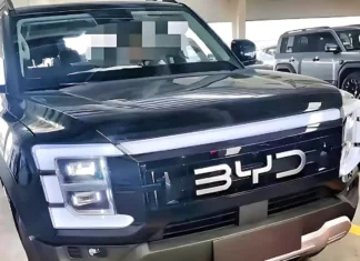 Nova Pickup BYD surge com frente sem camuflagem Nova BYD Pickup / Foto: Canal Carros