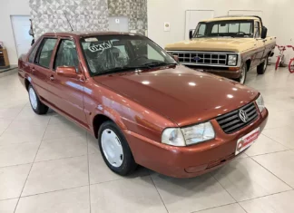 Tesouro Automotivo: Santana 1999 segue 0km em pleno 2024 Foto: Reginaldo de Campinas