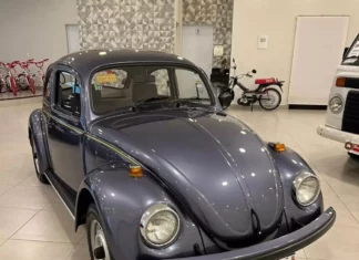 Raro Fusca Itamar 1996 é Descoberto com 1.700 km Rodados VW Fusca Itamar / Foto: Reginaldo de Campinas