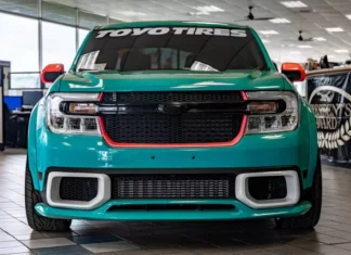 O Ford Maverick do SEMA e sua personalização magistral Pickup Ford Maverick / Foto: Leif Johnson Ford