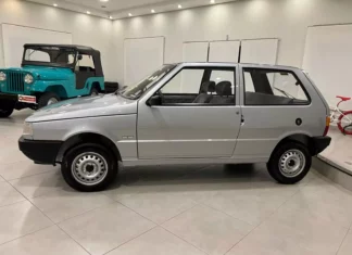 30 anos depois, Fiat Uno 1.5 i.e 1994 segue 0km e intacto Foto: Reginaldo de Campinas