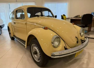 Intacto por décadas: VW Fusca dos anos 80 segue 0km Foto: Reginaldo de Campinas