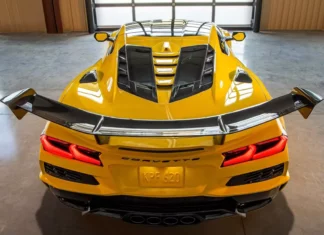 O Corvette ZR1 2025 e seu generoso motor de 1.049 cavalos Corvette ZR1 2025 / Foto: Chevrolet