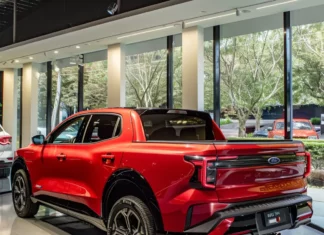 Nova Courier? Uma visão futurista da clássica pickup da Ford Nova Ford Courier Concept / Foto Projeção: Planet Cars