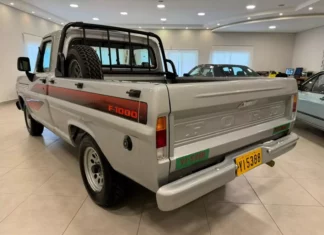Ford F-1000 1990: A Lenda Clássica com incríveis 91 km Ford F-1000 / Foto: Reginaldo de Campinas