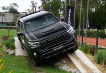 Ram Dakota tem primeiro contato com brasileiros