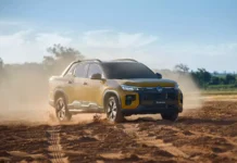 E agora Fiat Toro? Nova pickup da VW surge em versão mais simples antes da estreia em 2027 Foto: Divulgação / Volkswagen